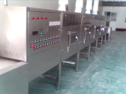 Chiny Maszyna do pasteryzacji proszku w proszku, Mikrofalowy sterylizator parowy Ciągły tunel dostawca
